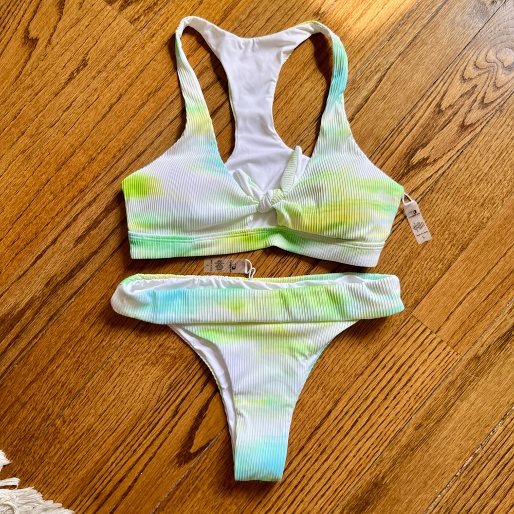 NWT TiniBikini Tie Dye Bikini, L